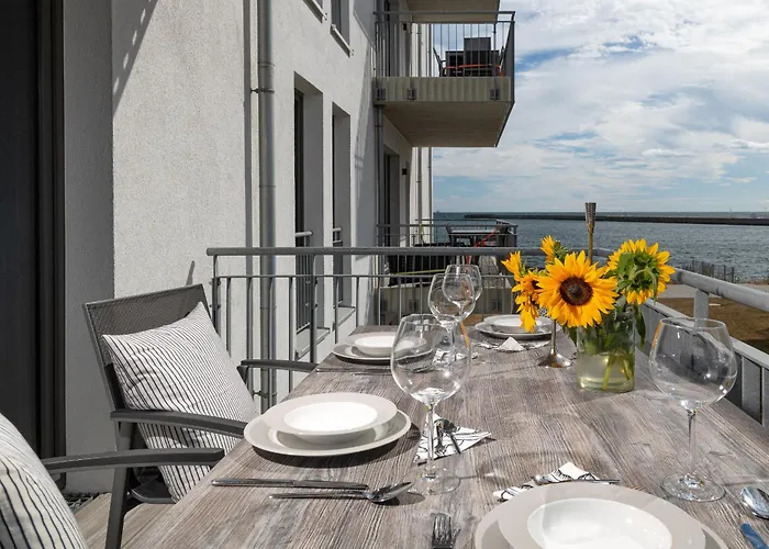 Ocean Air- 2 Og, Balkon, Kamin Appartement Olpenitz