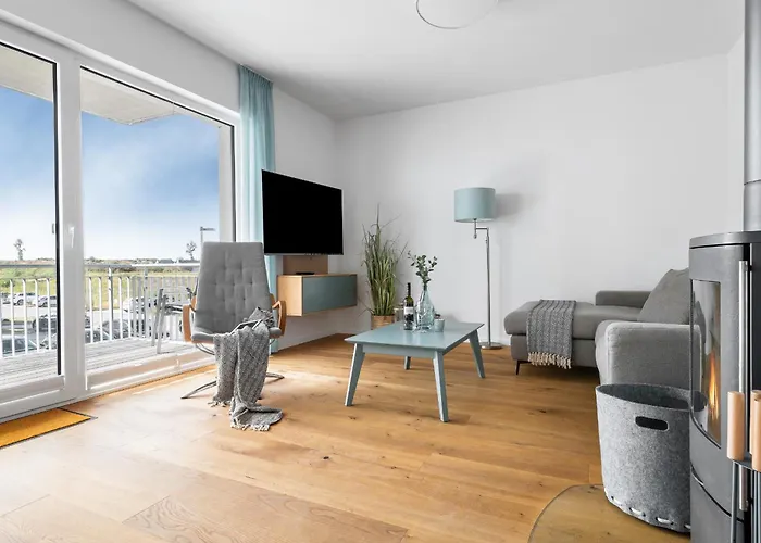 Appartement Ocean Air- 2 Og, Balkon, Kamin Olpenitz